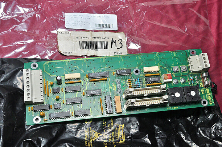 Cegelec m72-60001 pcb card