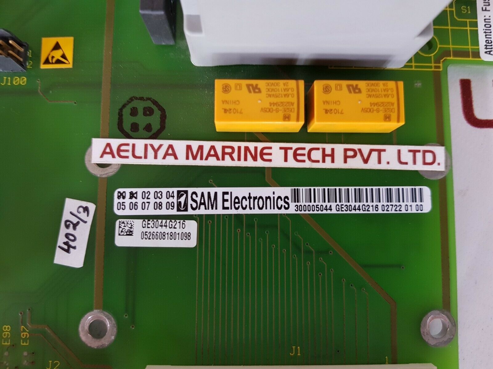 Sam electronics ge3044g216 pcb card