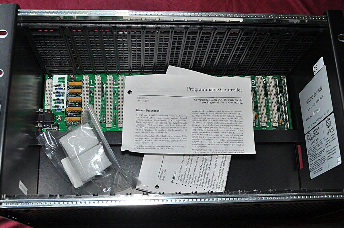 Ge fanuc ic697ch5783d 17-slot front mount