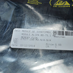 Ge Fanuc ic697cpm915-cc programmable controller