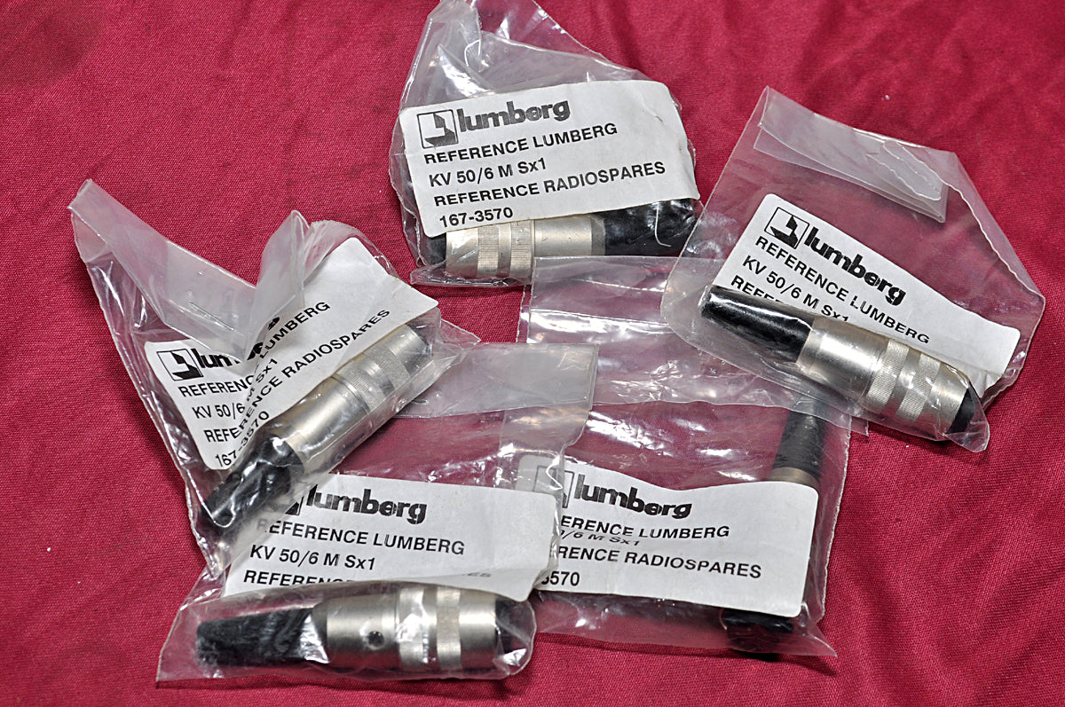 Set of 6x Lumberg kv 50/6 msx1 connector