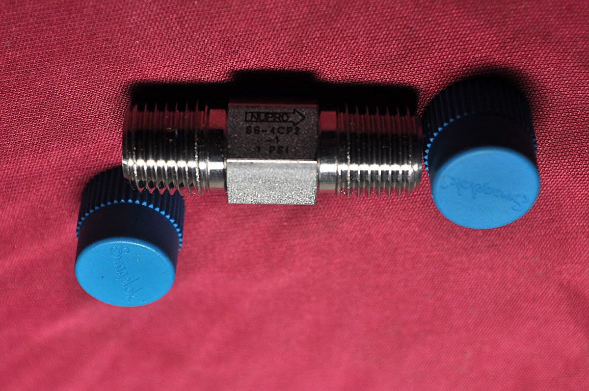Nupro ss-4co2-1 check valve
