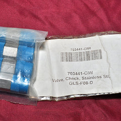 Nupro ss-4co2-1 check valve