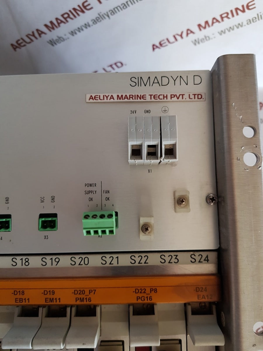 Siemens Ge.465 682.9012.00 Simadyn D Sr8 Plc Rack