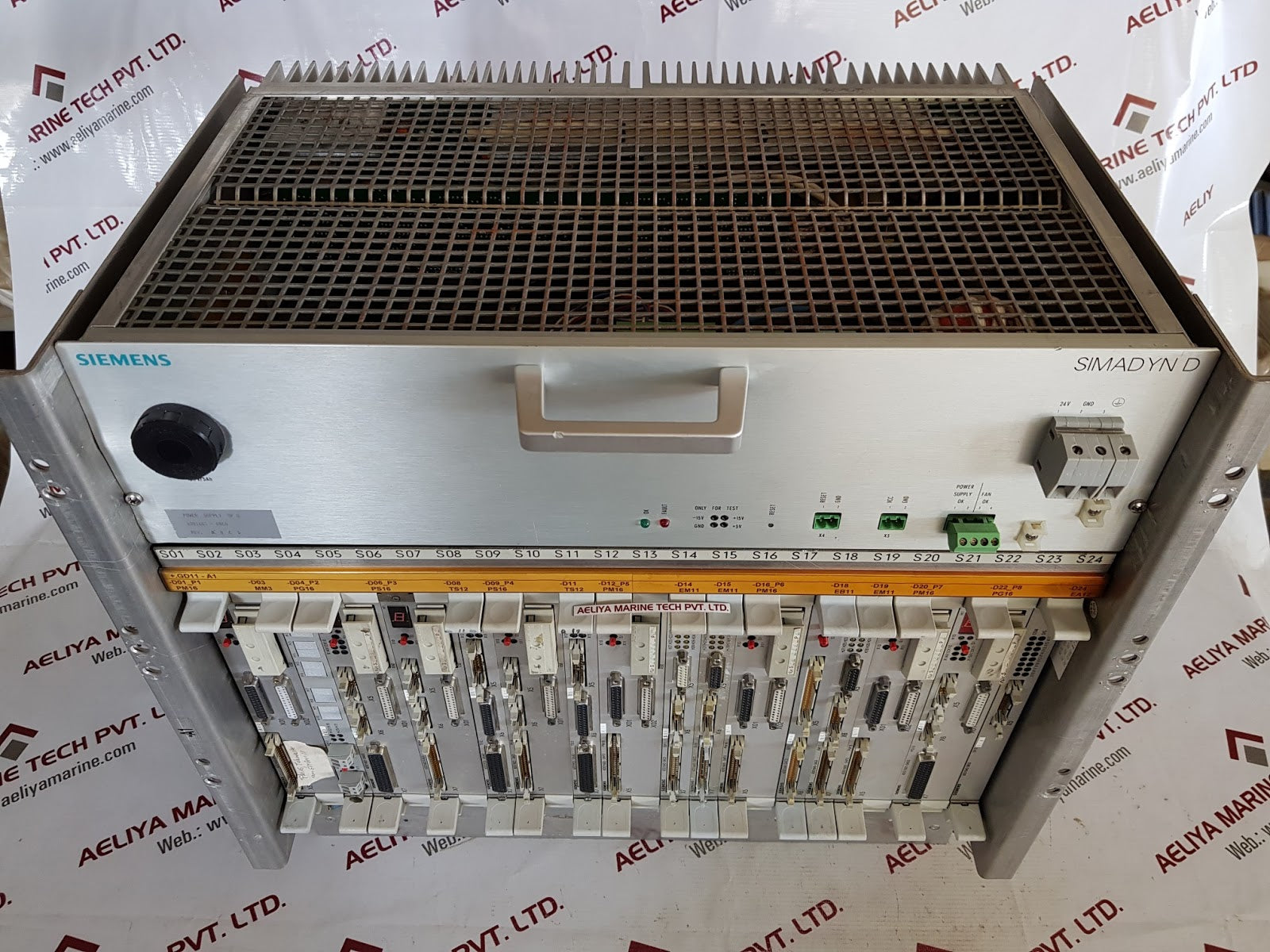 Siemens Ge.465 682.9012.00 Simadyn D Sr8 Plc Rack