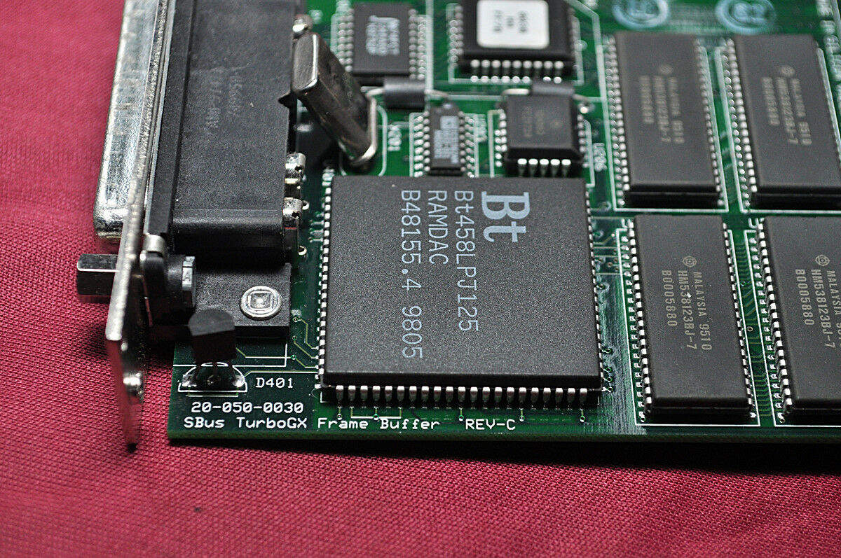 Antares microsystems 20-050-0030 sbus turbogx graphic accelerator