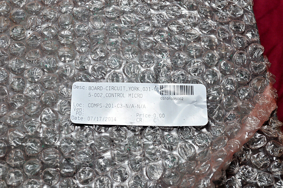 York 031-01095-002 Circuit Board Rev B