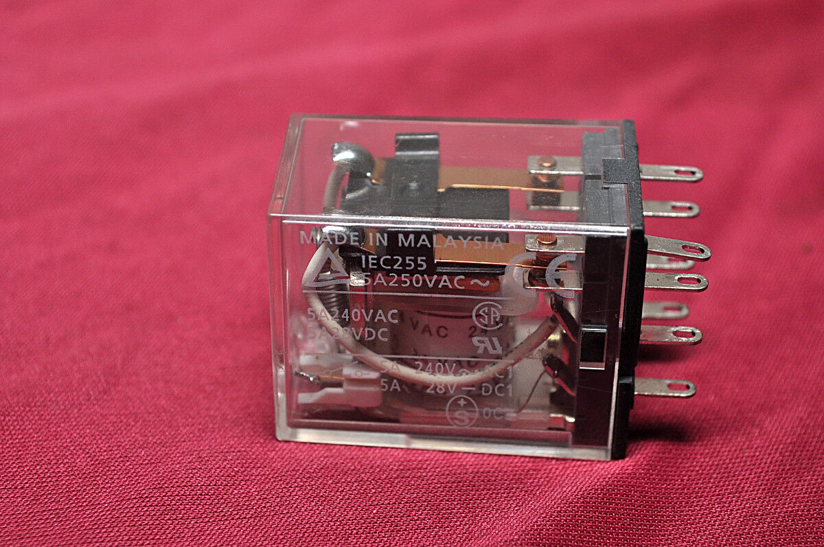 Set of 3x Omron my2n contactor relay 24vdc