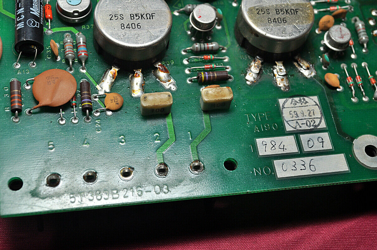 Morioka a190 5t383b216-03 pcb card