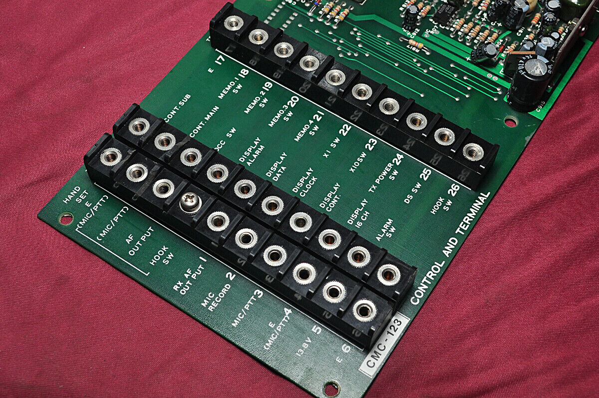 Cmc-123 control and-terminal card