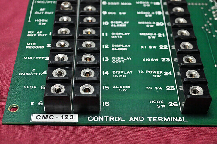 Cmc-123 control and-terminal card