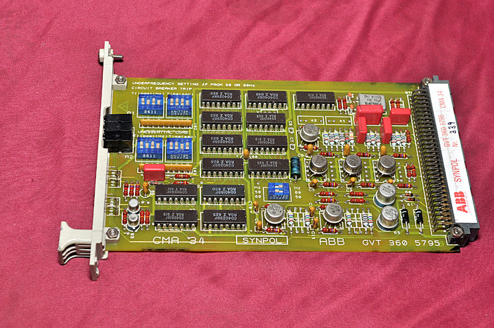 Abb gvt 360 5795 under frequency setting