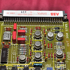 Abb gvt 360 5795 under frequency setting