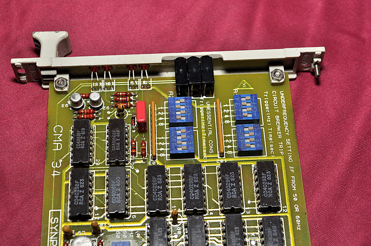 Abb gvt 360 5795 under frequency setting