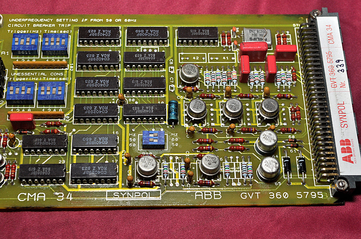 Abb gvt 360 5795 under frequency setting