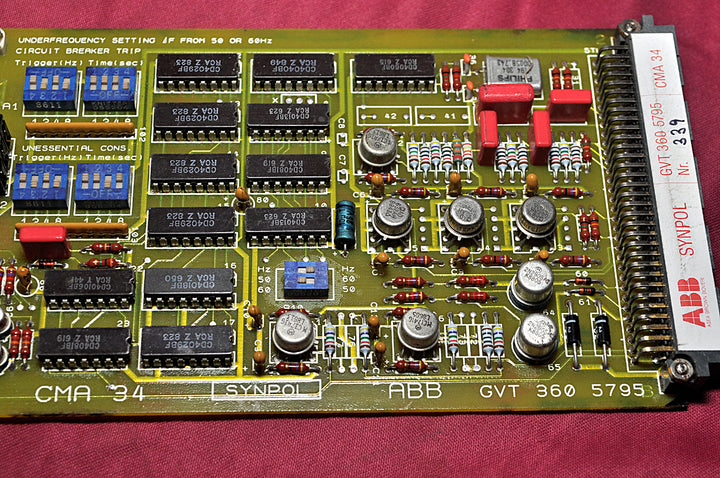 Abb gvt 360 5795 under frequency setting
