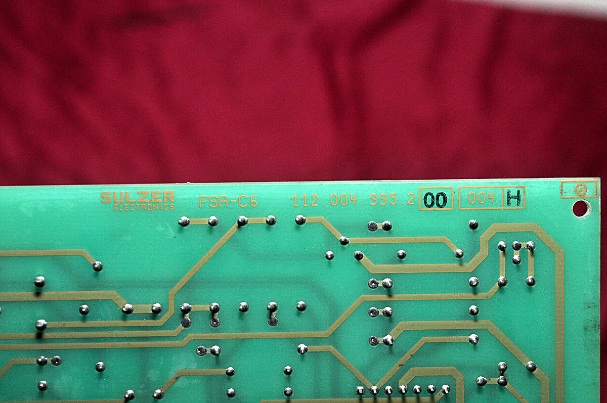 Sulzer fsa-c6 112.004.995 200 pc board