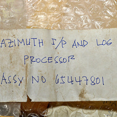 Azimuth 65447801 i/p and log processor