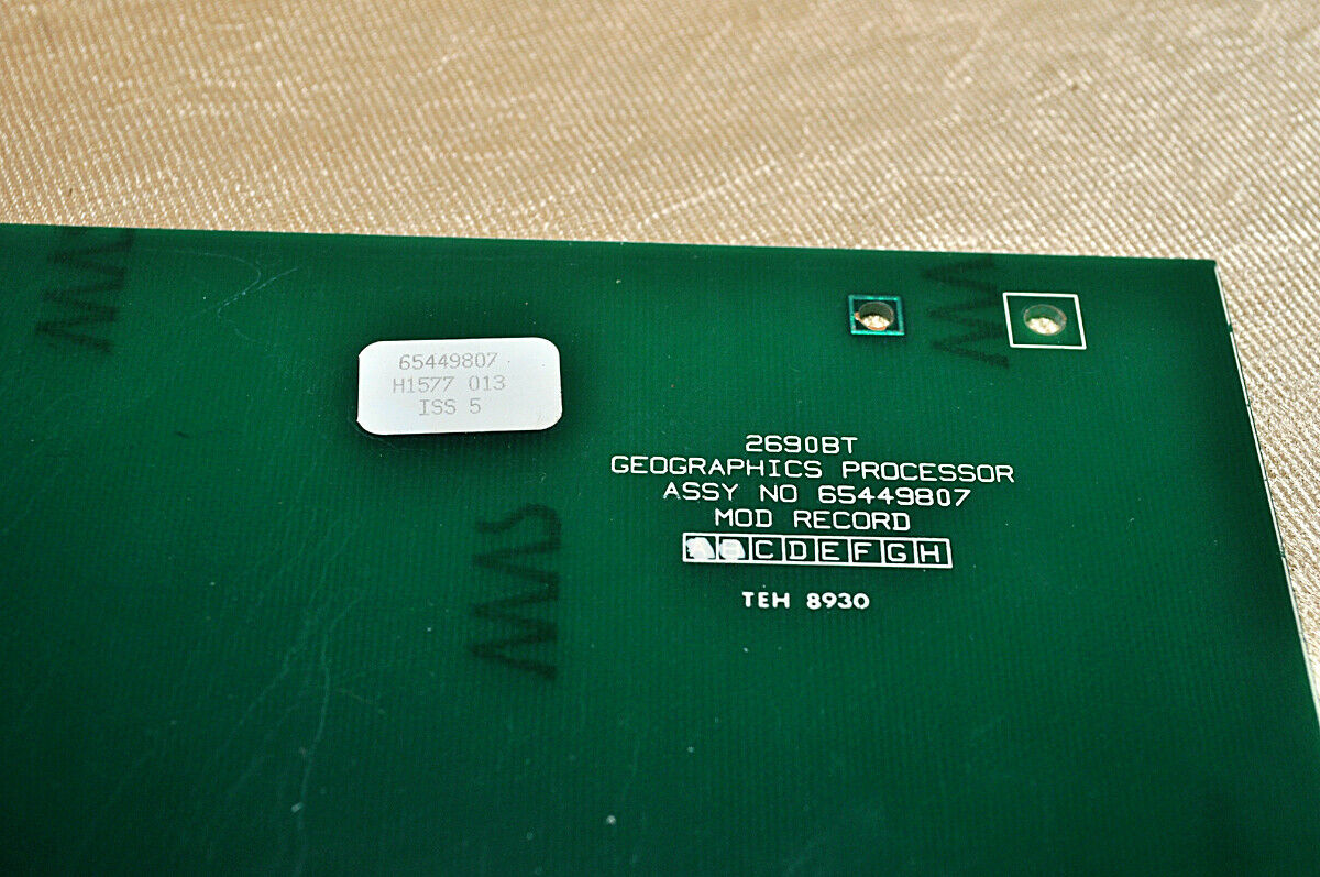 65449807 geographics processor card