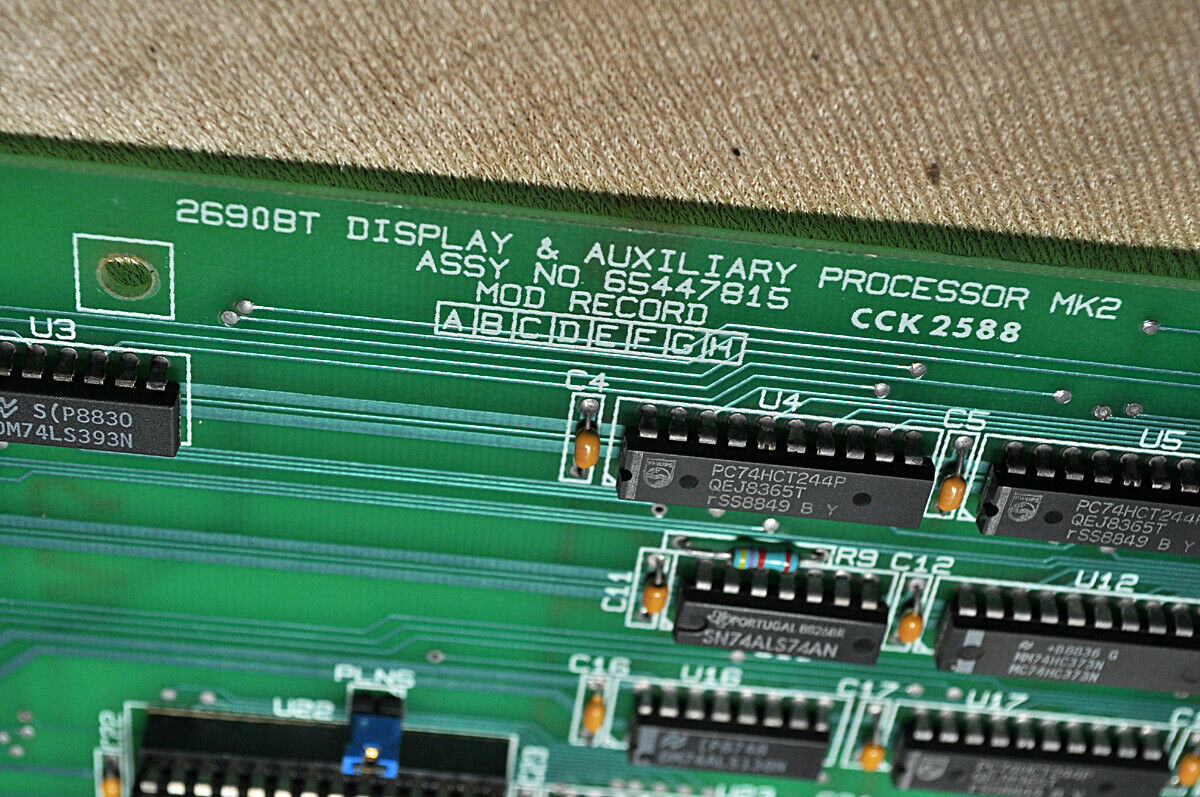 5447815   cck2588 2690bt display and auxiliary processor mk2 card