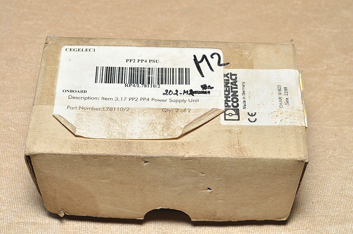 Phonix contact cm-62-ps-120ac/24dc/1 power supply unit