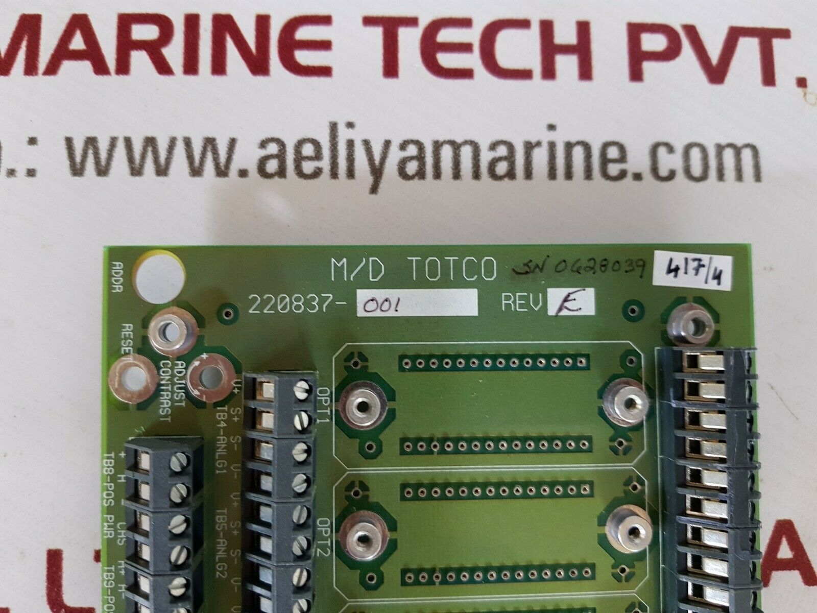 M/d totco 220837-001 pcb card