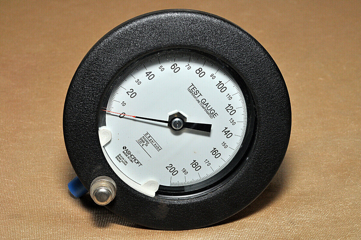 Ashcroft 0.5 psi subd test gauge temperature compensated