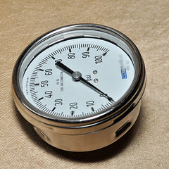 Wika 316 ss tube and connection 0 to 100 psi pressure gauge