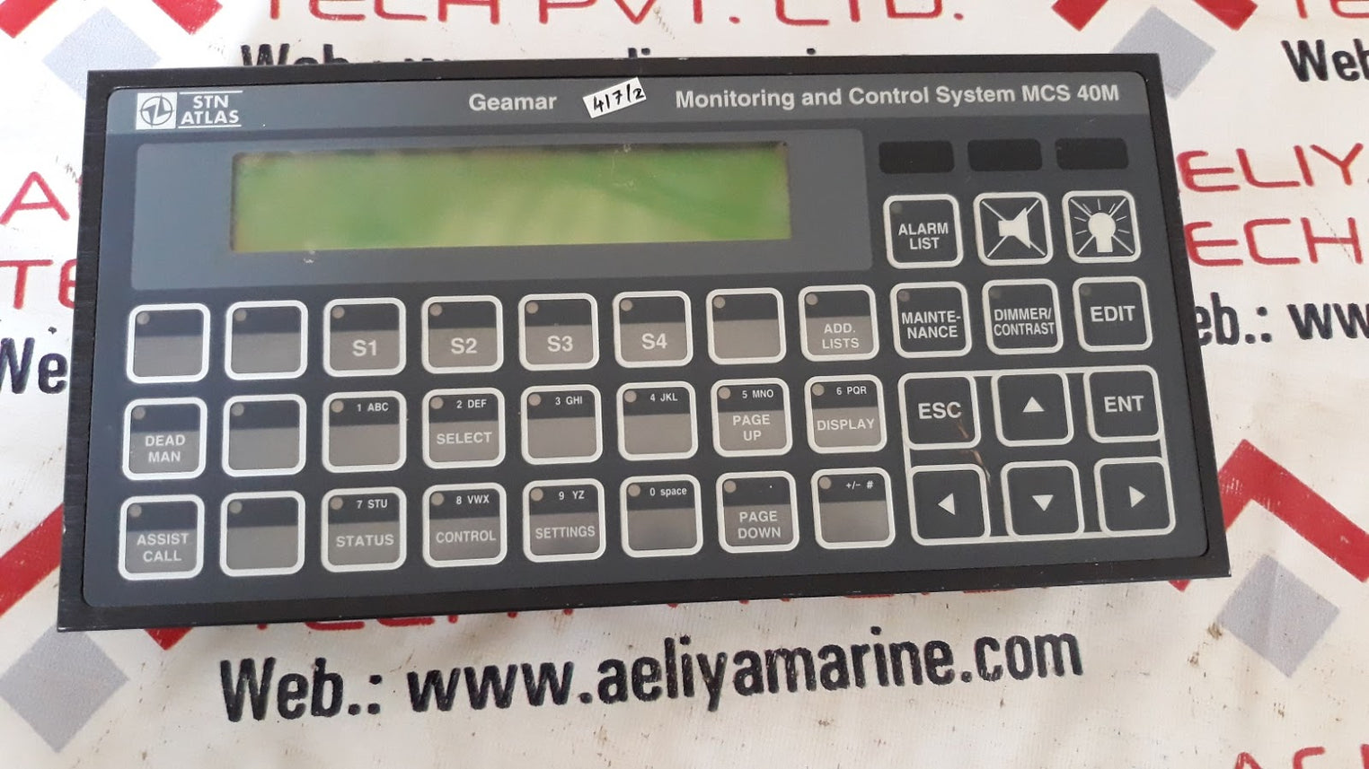 Stn atlas monitoring and control system mcs 40m