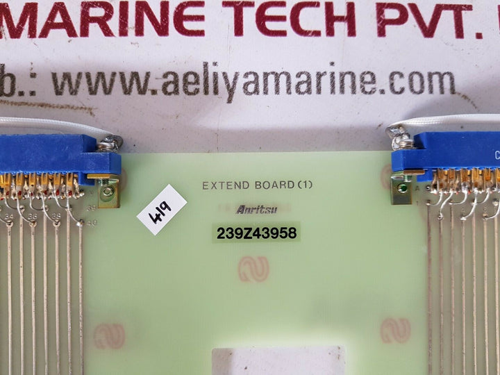 Anritsu 239z43958 extend board 22e17873x1