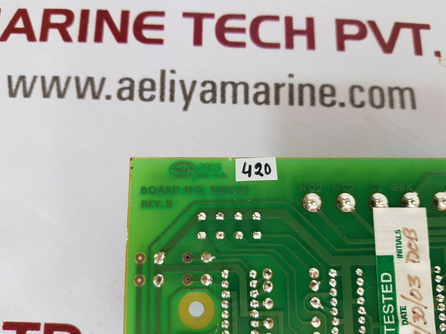 Baylor company d52621 pcb card