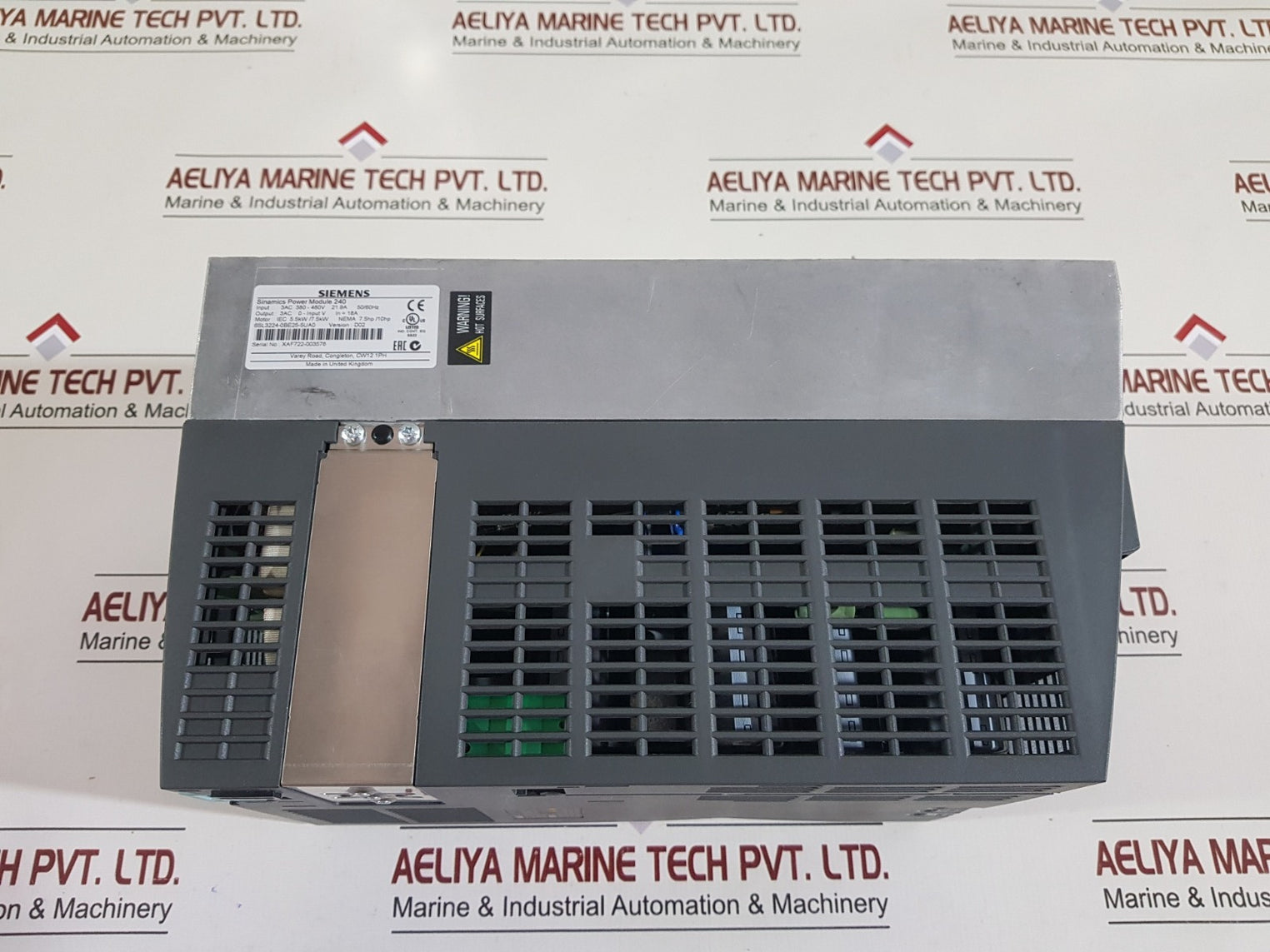 Siemens 6Sl3224-0Be25-5Ua0 Sinamics Power Module 240