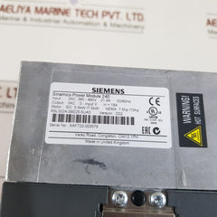 Siemens 6Sl3224-0Be25-5Ua0 Sinamics Power Module 240