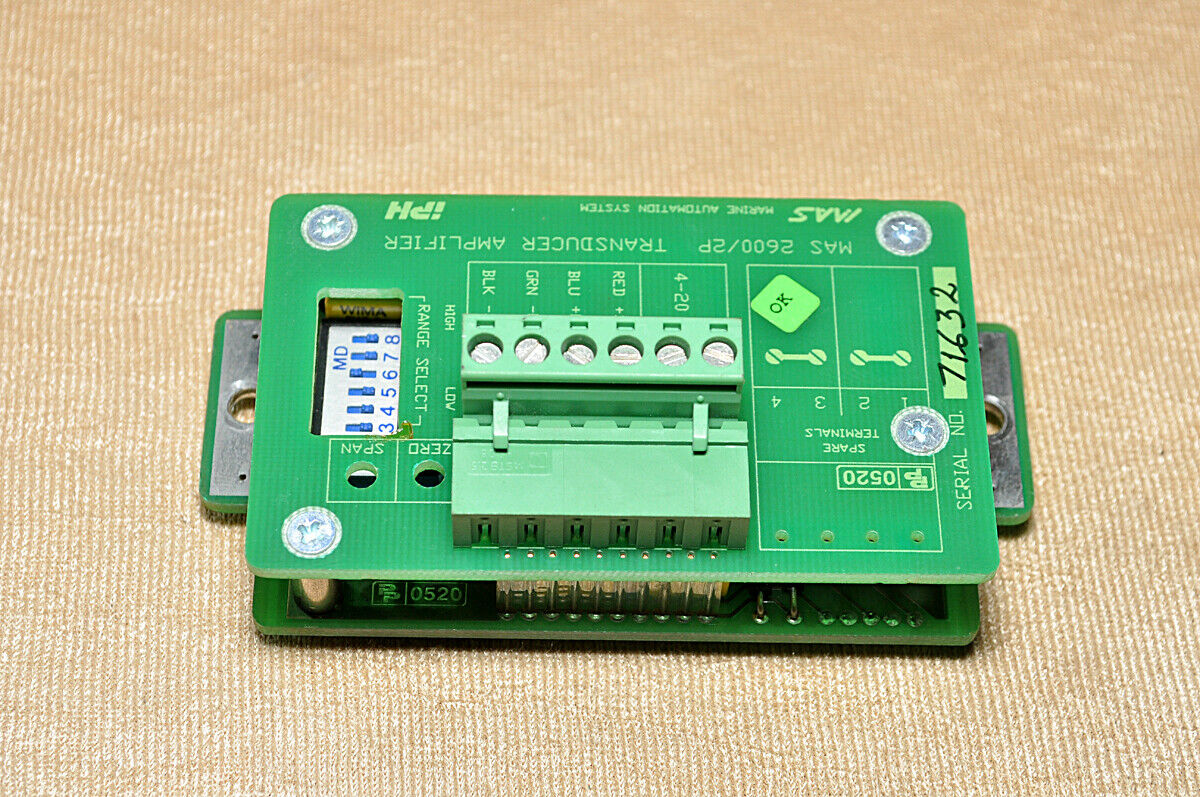 Mas 2600/2p transducer amplifier Iph Marine Automation System 2600 2P