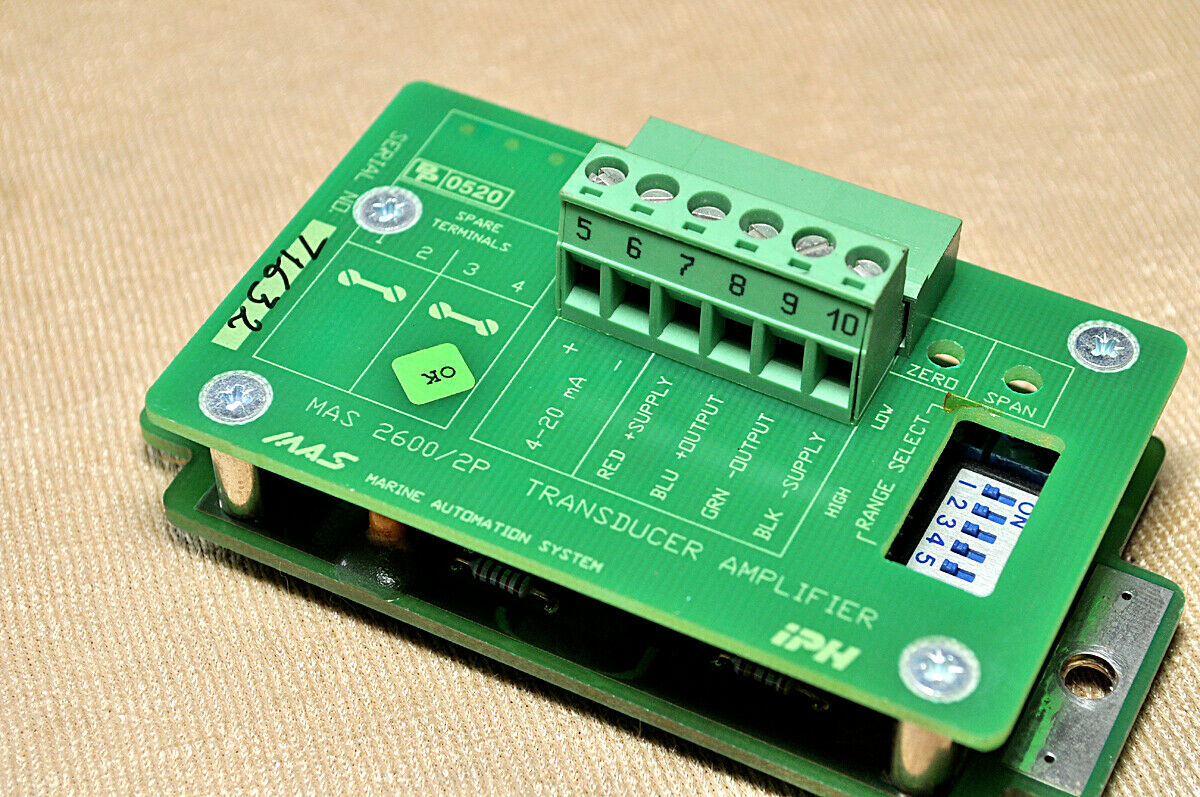 Mas 2600/2p transducer amplifier Iph Marine Automation System 2600 2P