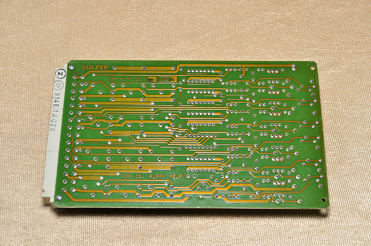 Sulzer 112.017.111.200 002b fsa c21 alarm relay