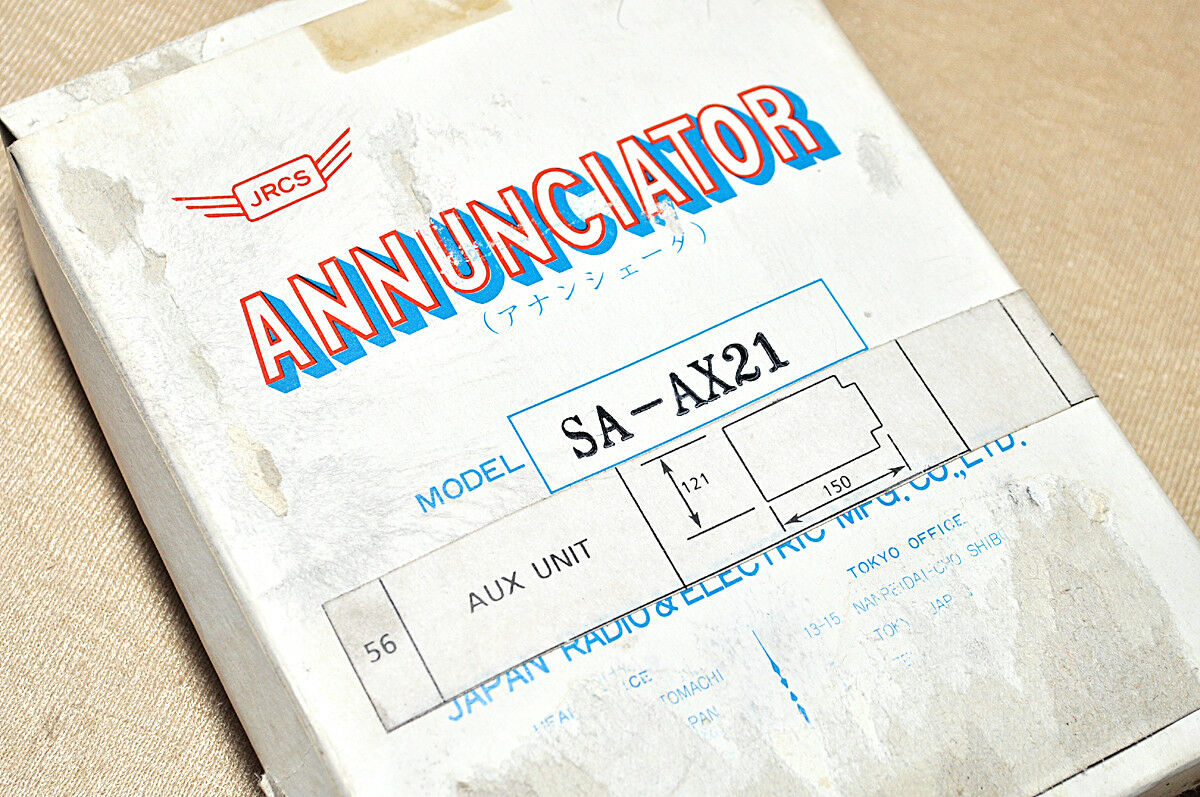 Jrcs sa-ax21 annunciator
