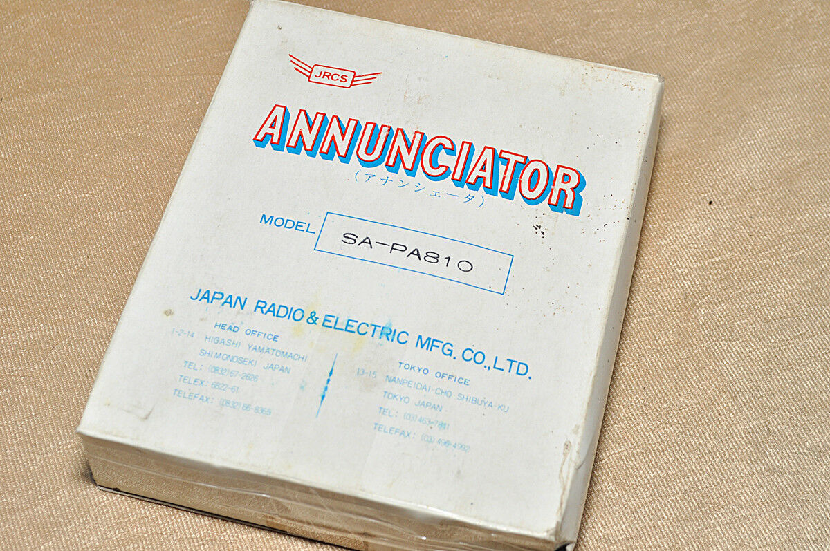 Jrcs sa-pa810 annunciator