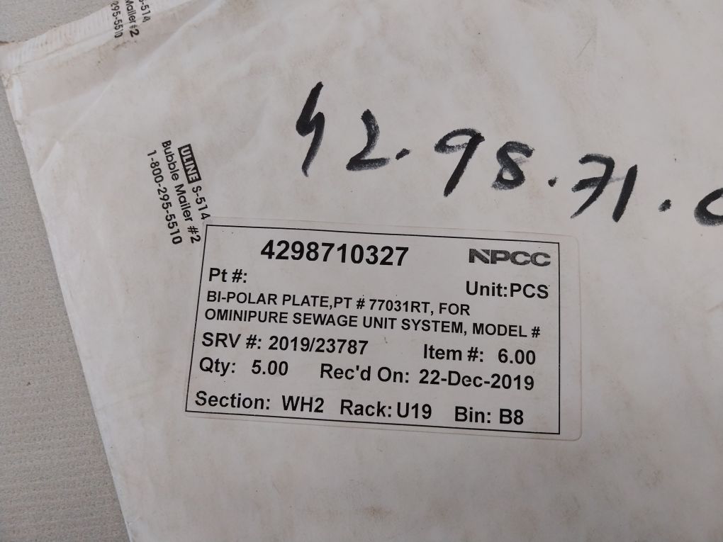 4298710327 Bi-polar Plate