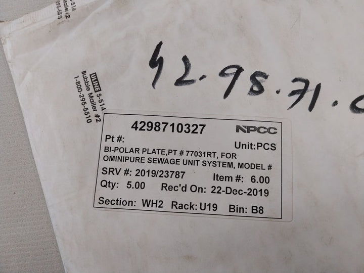 4298710327 Bi-polar Plate