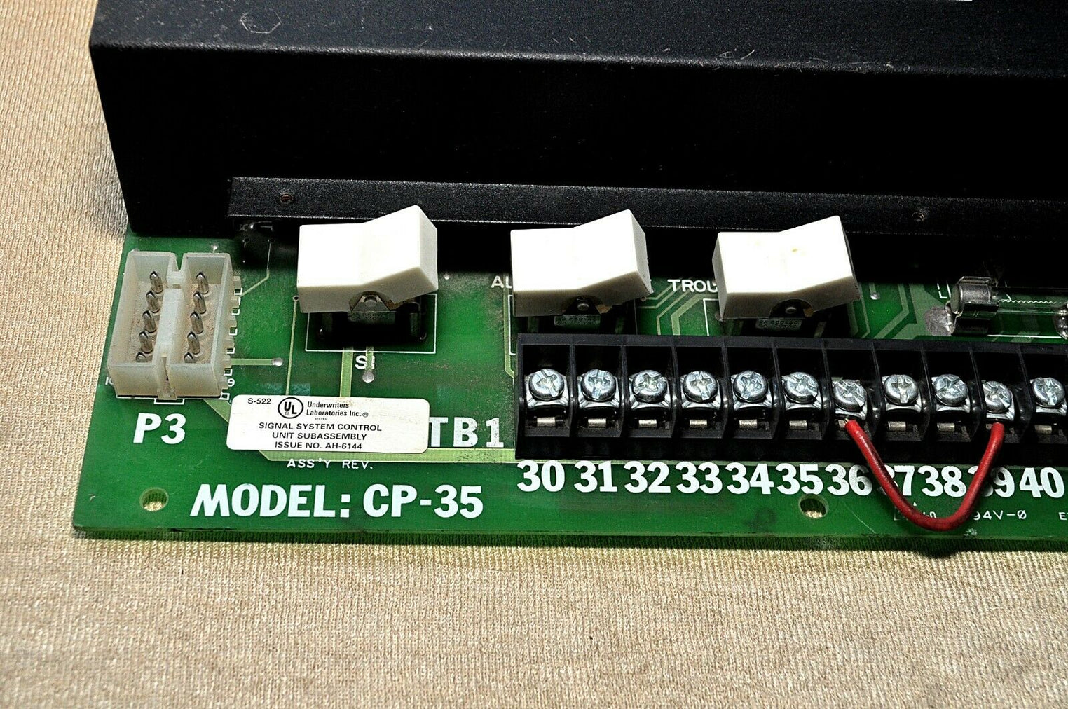 Cerberus cp-35 system 3 universal alarm control