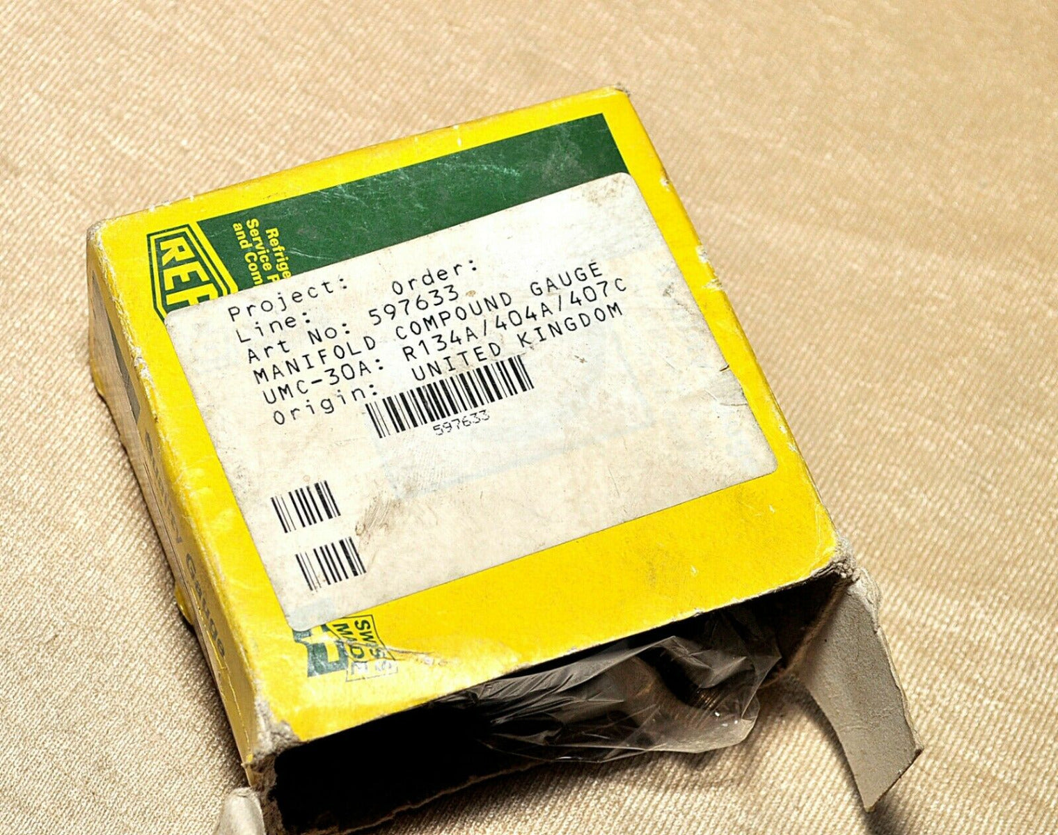 Refco 597633 Manifold Compound Gauge