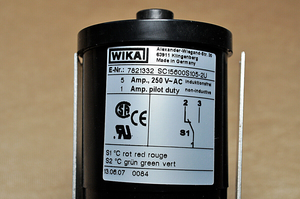 Wika 1089 0376-53 temperature switch