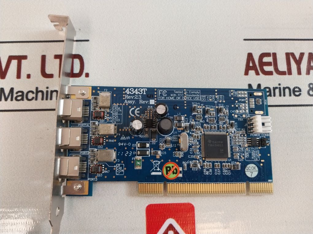 4343T Rev: 2.3 Industrial Vision Frame Grabber Card