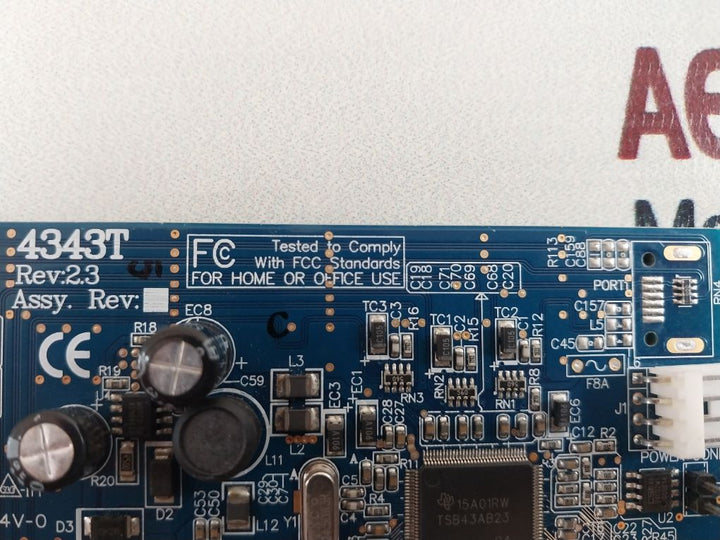 4343T Rev: 2.3 Industrial Vision Frame Grabber Card