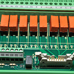 Cegelec mae 96-09 way relay termination panel