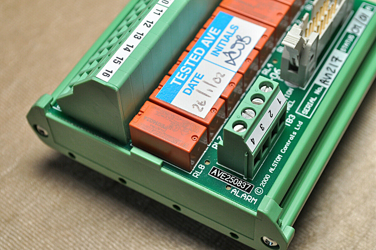 Alstom mae-00-06 relay termination panel