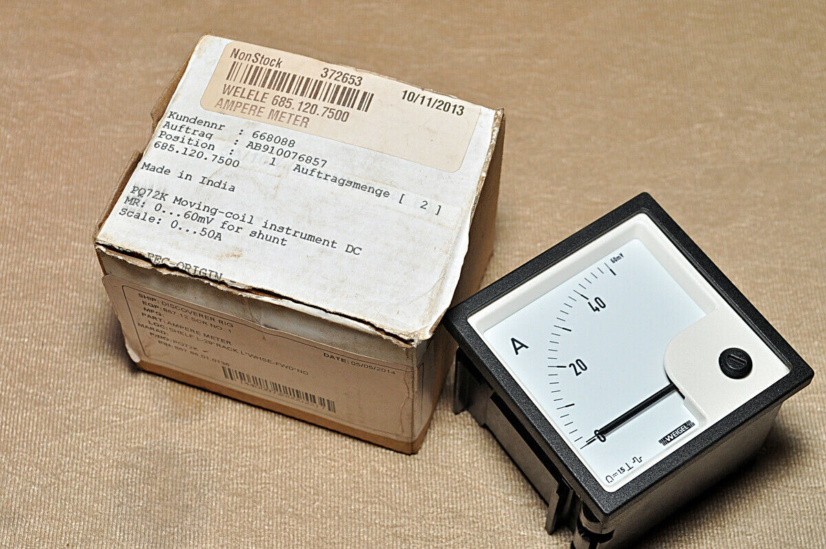 Weigel Pq72 Analog Meter