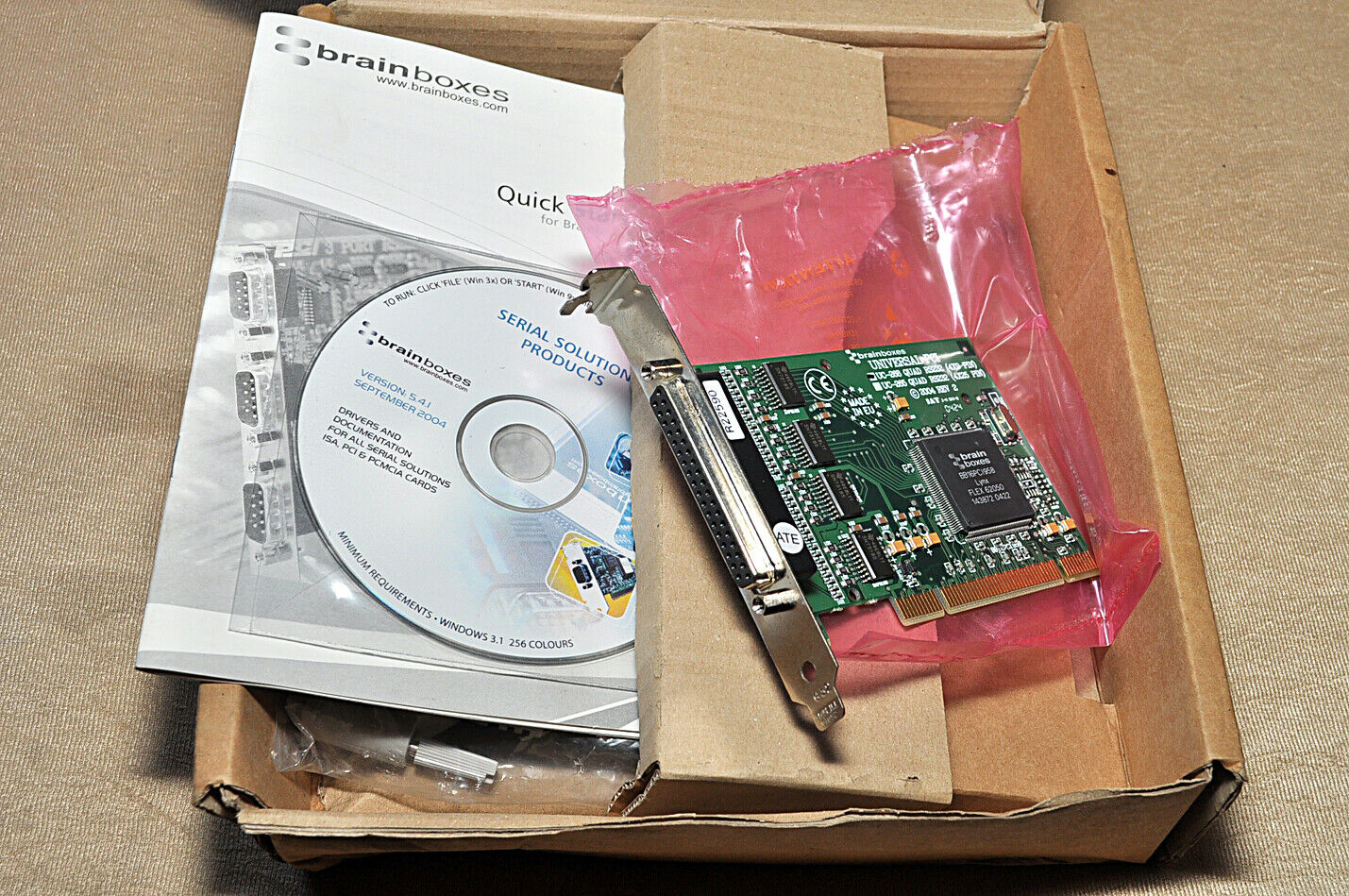 Brainboxes rs232 uc-268b universal pci 