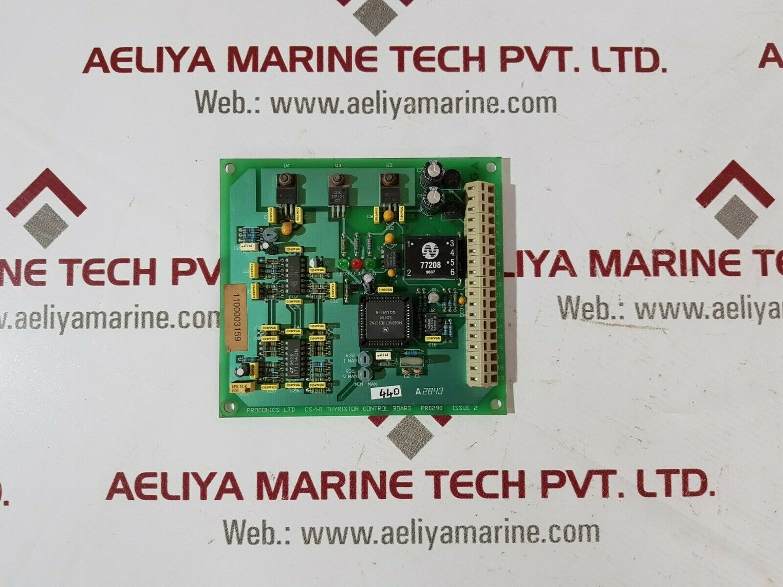 Proconics cs/hi thyristor control board pr0290 issue 2